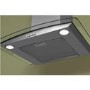 Refurbished Hotpoint PHGC64FLMX 60cm Cooker Hood With Curved Glass Canopy Stainless Steel