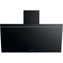 PHVP82FLTK Hotpoint 80cm Angled Chimney Cooker Hood - Black