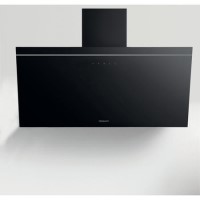 Refurbished Hotpoint PHVP82FLTK 80cm Angled Chimney Cooker Hood Black Refurbished Hotpoint PHVP82FLTK 80cm Angled Chimney Cooker Hood Black