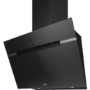Hotpoint 90cm Angled Chimney Cooker Hood - Black