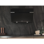 Hotpoint 90cm Angled Chimney Cooker Hood - Black