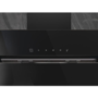 Hotpoint 90cm Angled Chimney Cooker Hood - Black