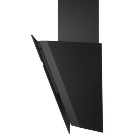 Hotpoint 90cm Angled Chimney Cooker Hood - Black