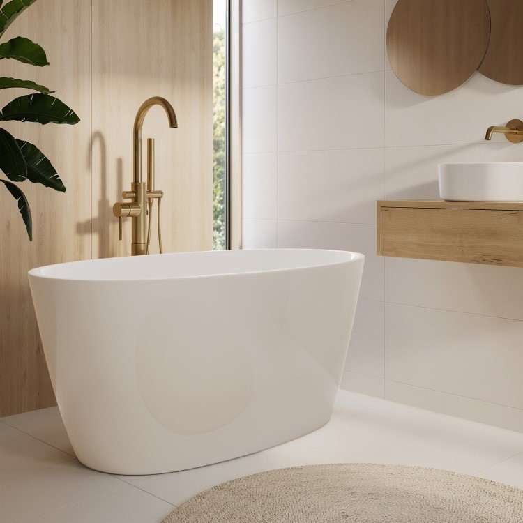 Small Freestanding Double Ended Bath 1300 x 700mm - Pico
