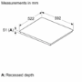 Bosch Series 4 PIE61ABB5E 4 Zone Induction Hob