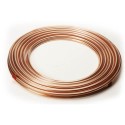 PIPE18K25M 25M Copper 2 Pipes Roll for split air conditioners diameter 1/4 inch and 1/2 inch 6.00 mm  / 12 mm