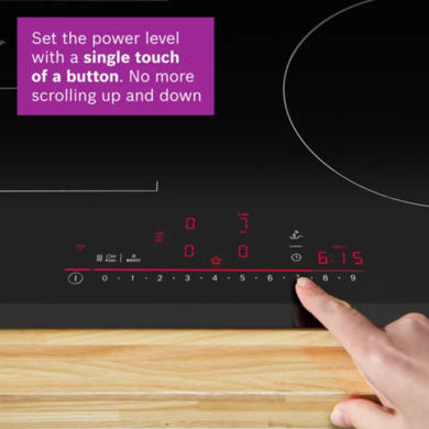 Bosch Series 6 60cm 4 Zone Induction Hob with FlexInduction