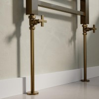 Brushed Bronze Radiator Pipe Covers 300mm