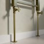 Brushed Brass Radiator Pipe Covers 300mm