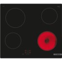 A1/PKE61RAA8B Refurbished Bosch Serie 4 PKE61RAA8B Touch Control 60cm 4 Zone QuickTherm Ceramic Hob Frameless Black