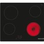Refurbished Bosch Serie 4 PKE61RAA8B Touch Control 60cm 4 Zone QuickTherm Ceramic Hob Frameless Black