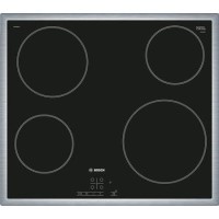 Bosch PKE645B17E Electric 4 Zone Ceramic Hob in Black