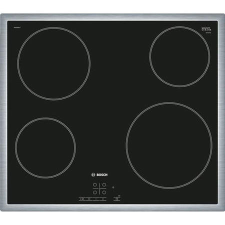 Bosch PKE645B17E Electric 4 Zone Ceramic Hob in Black