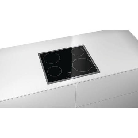 Bosch PKE645B17E Electric 4 Zone Ceramic Hob in Black Page 1 BuyItDirect.ie