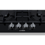 Bosch Series 4 60cm Gas on Glass 4 Burner Gas Hob - Black