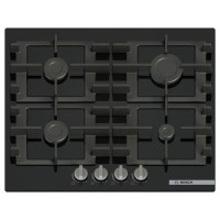 Bosch Series 4 60cm 4 Burner Gas Hob - Black