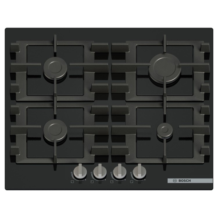 Bosch Series 4 60cm 4 Burner Gas Hob - Black