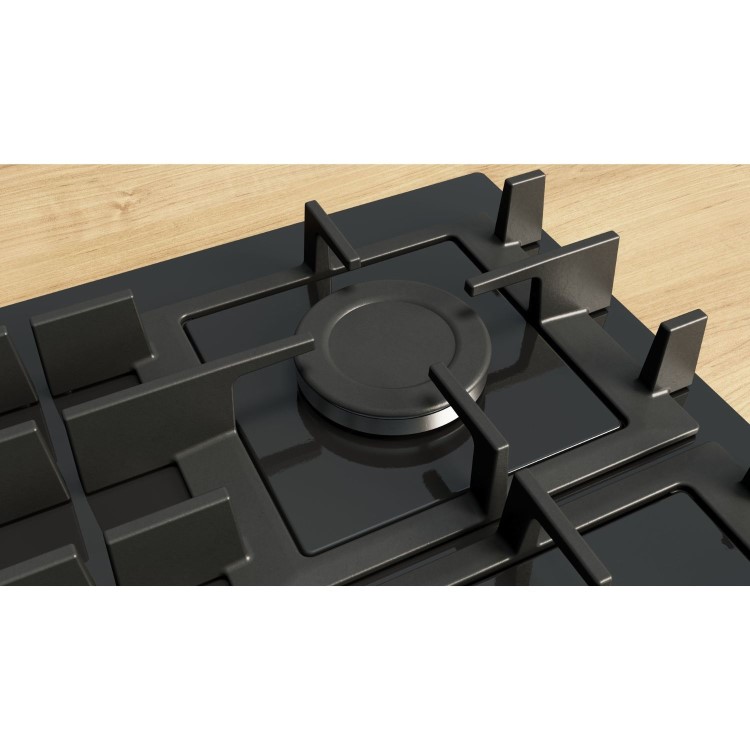 Bosch Series 4 60cm 4 Burner Gas Hob - Black