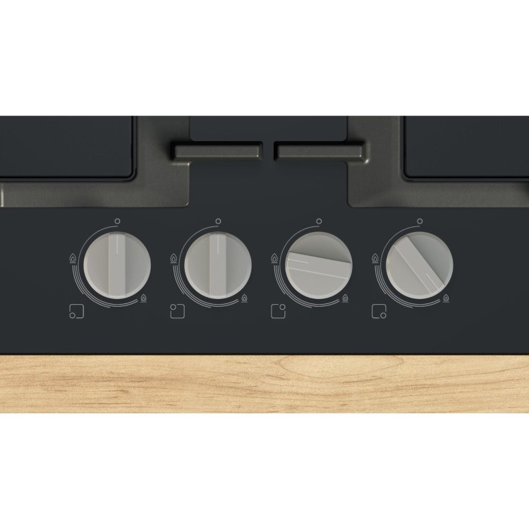 Bosch Series 4 60cm 4 Burner Gas Hob - Black