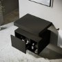 ONLY OPENED - 600mm Black Wall Hung Countertop Shelves - Porto