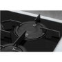 Whirlpool POW75D2NB 75cm Five Burner Gas-on-glass Hob - Black