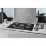 Whirlpool POW75D2NB 75cm Five Burner Gas-on-glass Hob - Black