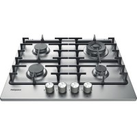 Hotpoint 59cm 4 Burner Gas Hob - Stainless Steel Hotpoint 59cm 4 Burner Gas Hob - Stainless Steel