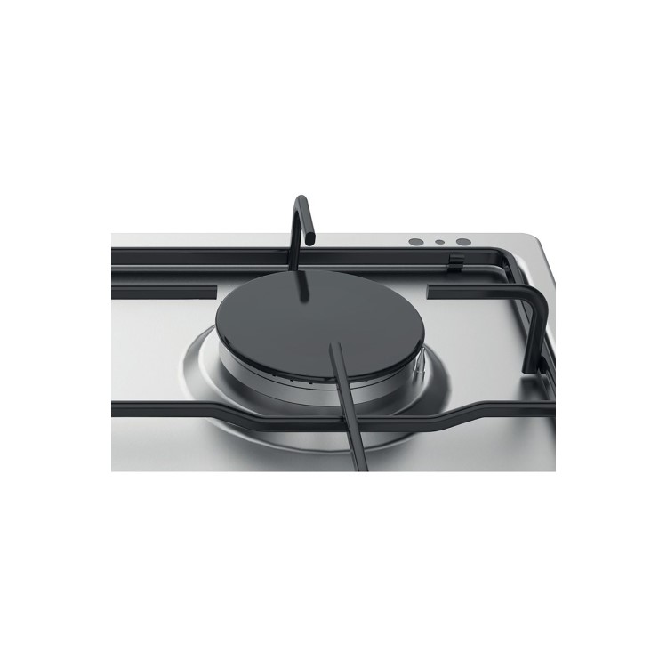 Hotpoint 58cm 4 Burner Gas Hob - Stainless Steel