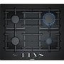 Refurbished Bosch Series 6 PPP6A6B90 60cm Gas on Glass 4 Burner Gas Hob Black