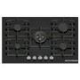 Bosch Series 6 75cm 5 Burner Gas Hob - Black Glass
