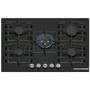 Bosch Series 6 75cm 5 Burner Gas Hob - Black Glass