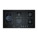 78835062/1/PPS9A6B90 Refurbished Bosch Series 6 PPS9A6B90 90cm 5 Burner Gas Hob with Wok Burner Black