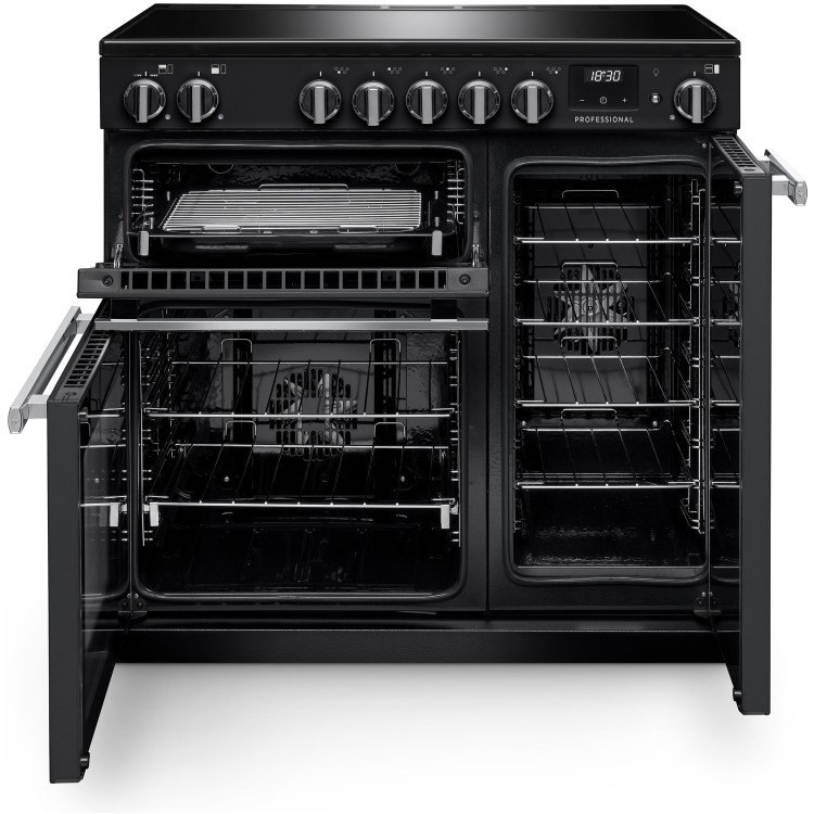 Rangemaster Professional 90cm Induction Range Cooker - Charcoal Black