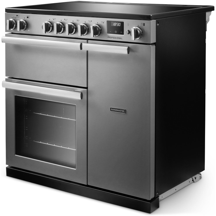 Rangemaster Professional 90cm Induction Range Cooker - Stainless Steel