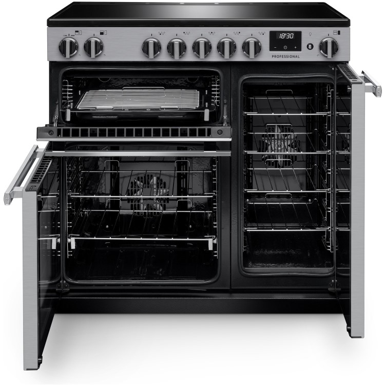Rangemaster Professional 90cm Induction Range Cooker - Stainless Steel