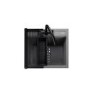 Rangemaster Prato Single Bowl Inset Grey Granite Kitchen Sink