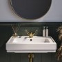 GRADE A1 - White Wall Hung Basin with 1 Tap Hole 583mm - Park Royal