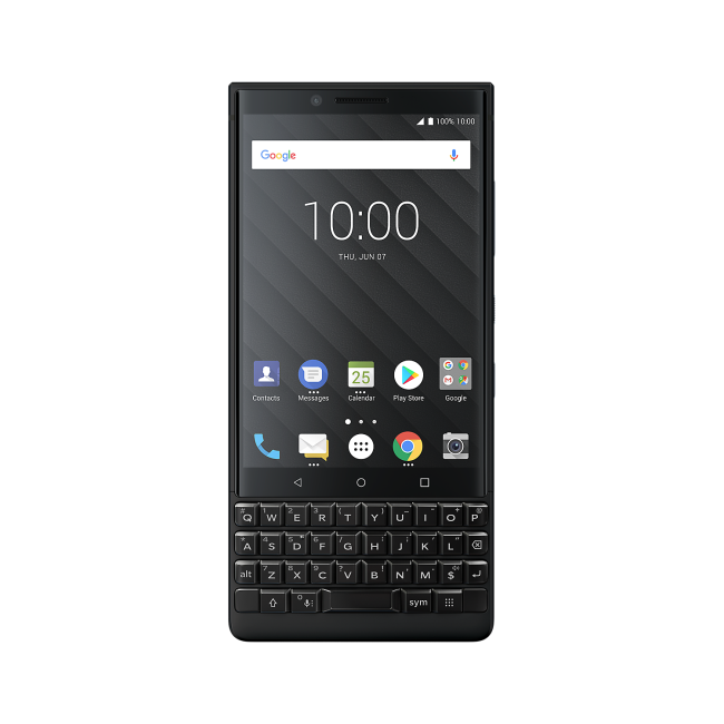 Refurbished BlackBerry KEY2 Black 4.5" 128GB 4G Unlocked & SIM Free Smartphone