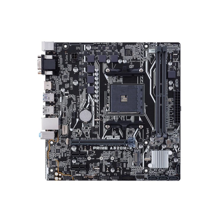 ASUS PRIME AMD A320M-K DDR4 AM4 Micro-ATX Motherboard