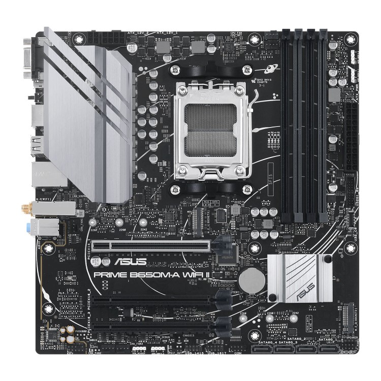 Asus PRIME B650M-A Wi-Fi II AMD B650 AM5 DDR5 Micro ATX Motherboard