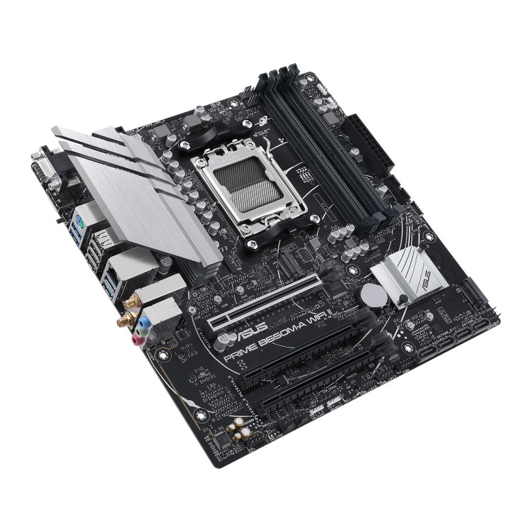 Asus PRIME B650M-A Wi-Fi II AMD B650 AM5 DDR5 Micro ATX Motherboard