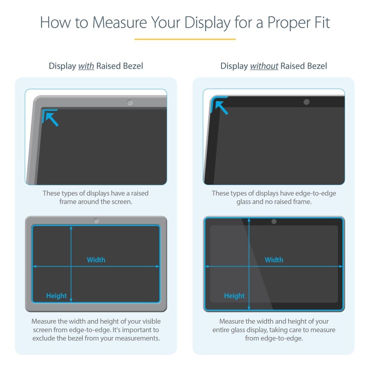 Startech .com Laptop Privacy Screen for 15 Inch Notebook