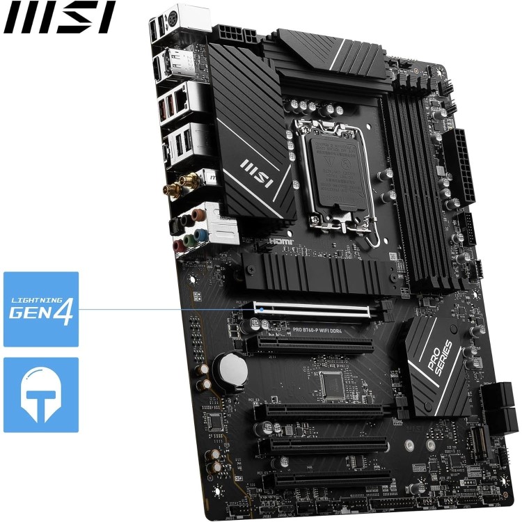 MSI PRO B760-P WiFi Intel B760 LGA 1700 DDR4 ATX Motherboard