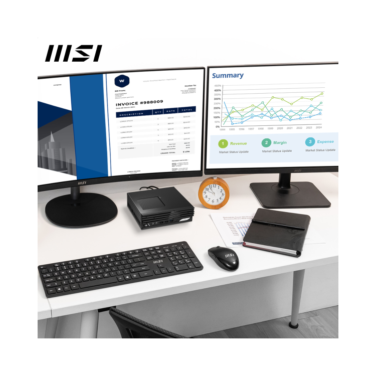 Refurbished MSI PRO DP21 14M SFF Intel Core i5 14400 16GB RAM 512GB SSD Windows 11 Pro Mini PC