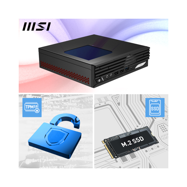 Refurbished MSI PRO DP21 14M SFF Intel Core i5 14400 16GB RAM 512GB SSD Windows 11 Pro Mini PC