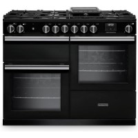 Rangemaster Professional 110cm Dual Fuel Range Cooker - Charcoal Black