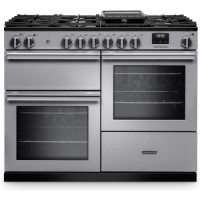 Rangemaster Professional 110cm Dual Fuel Range Cooker - Stainless Steel