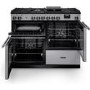 Rangemaster Professional 110cm Dual Fuel Range Cooker - Stainless Steel