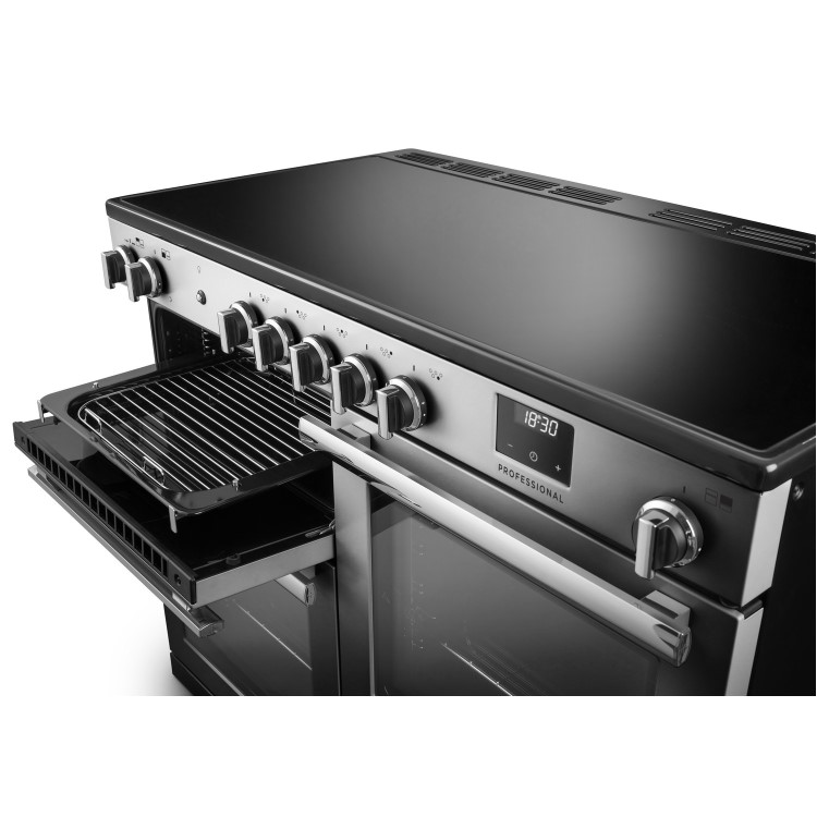 Rangemaster Professional 110cm Induction Range Cooker - Stainless Steel