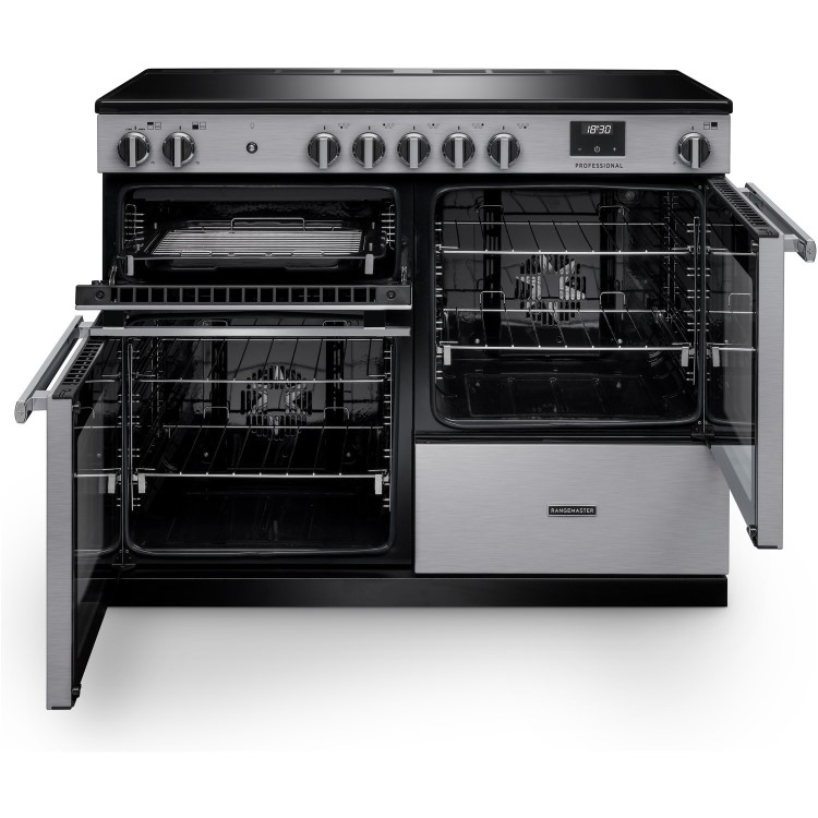 Rangemaster Professional 110cm Induction Range Cooker - Stainless Steel